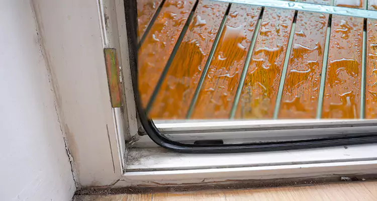 Water Leaking Wooden Patio Doors Repair in North Port, FL